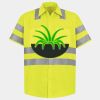 Men's High Visibility Safety Short Sleeve Work Shirt Thumbnail
