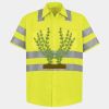 Men's High Visibility Safety Short Sleeve Work Shirt Thumbnail