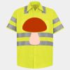 Men's High Visibility Safety Short Sleeve Work Shirt Thumbnail