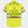 Men's High Visibility Safety Short Sleeve Work Shirt Thumbnail