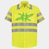 Men's High Visibility Safety Short Sleeve Work Shirt Thumbnail