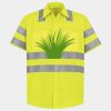Men's High Visibility Safety Short Sleeve Work Shirt Thumbnail