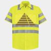 Men's High Visibility Safety Short Sleeve Work Shirt Thumbnail