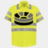 Men's High Visibility Safety Short Sleeve Work Shirt Thumbnail
