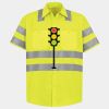 Men's High Visibility Safety Short Sleeve Work Shirt Thumbnail