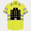 Men's High Visibility Safety Short Sleeve Work Shirt Thumbnail