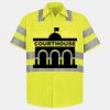 Men's High Visibility Safety Short Sleeve Work Shirt Thumbnail