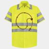 Men's High Visibility Safety Short Sleeve Work Shirt Thumbnail