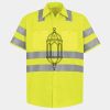 Men's High Visibility Safety Short Sleeve Work Shirt Thumbnail