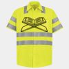 Men's High Visibility Safety Short Sleeve Work Shirt Thumbnail