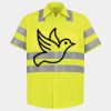 Men's High Visibility Safety Short Sleeve Work Shirt Thumbnail