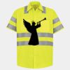 Men's High Visibility Safety Short Sleeve Work Shirt Thumbnail
