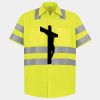 Men's High Visibility Safety Short Sleeve Work Shirt Thumbnail