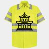 Men's High Visibility Safety Short Sleeve Work Shirt Thumbnail