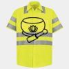 Men's High Visibility Safety Short Sleeve Work Shirt Thumbnail