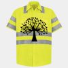 Men's High Visibility Safety Short Sleeve Work Shirt Thumbnail