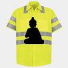 Men's High Visibility Safety Short Sleeve Work Shirt Thumbnail