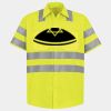 Men's High Visibility Safety Short Sleeve Work Shirt Thumbnail