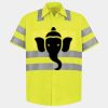 Men's High Visibility Safety Short Sleeve Work Shirt Thumbnail