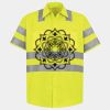 Men's High Visibility Safety Short Sleeve Work Shirt Thumbnail