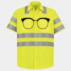 Men's High Visibility Safety Short Sleeve Work Shirt Thumbnail