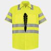 Men's High Visibility Safety Short Sleeve Work Shirt Thumbnail