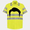 Men's High Visibility Safety Short Sleeve Work Shirt Thumbnail