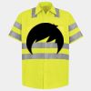 Men's High Visibility Safety Short Sleeve Work Shirt Thumbnail