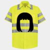 Men's High Visibility Safety Short Sleeve Work Shirt Thumbnail