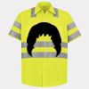 Men's High Visibility Safety Short Sleeve Work Shirt Thumbnail