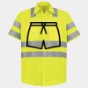 Men's High Visibility Safety Short Sleeve Work Shirt Thumbnail