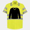 Men's High Visibility Safety Short Sleeve Work Shirt Thumbnail