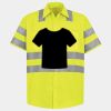 Men's High Visibility Safety Short Sleeve Work Shirt Thumbnail