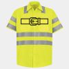 Men's High Visibility Safety Short Sleeve Work Shirt Thumbnail