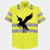 Men's High Visibility Safety Short Sleeve Work Shirt Thumbnail