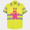 Men's High Visibility Safety Short Sleeve Work Shirt Thumbnail
