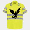 Men's High Visibility Safety Short Sleeve Work Shirt Thumbnail