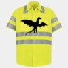 Men's High Visibility Safety Short Sleeve Work Shirt Thumbnail