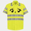 Men's High Visibility Safety Short Sleeve Work Shirt Thumbnail