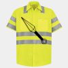 Men's High Visibility Safety Short Sleeve Work Shirt Thumbnail