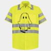 Men's High Visibility Safety Short Sleeve Work Shirt Thumbnail