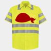 Men's High Visibility Safety Short Sleeve Work Shirt Thumbnail