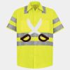 Men's High Visibility Safety Short Sleeve Work Shirt Thumbnail