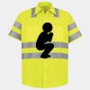 Men's High Visibility Safety Short Sleeve Work Shirt Thumbnail