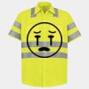 Men's High Visibility Safety Short Sleeve Work Shirt Thumbnail