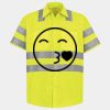 Men's High Visibility Safety Short Sleeve Work Shirt Thumbnail