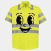 Men's High Visibility Safety Short Sleeve Work Shirt Thumbnail