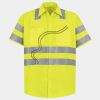 Men's High Visibility Safety Short Sleeve Work Shirt Thumbnail