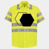 Men's High Visibility Safety Short Sleeve Work Shirt Thumbnail