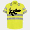 Men's High Visibility Safety Short Sleeve Work Shirt Thumbnail